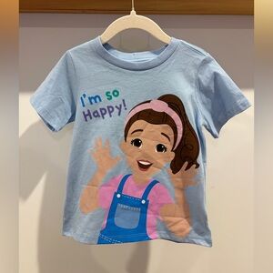 Ms Rachel Baby blue Graphic Tee